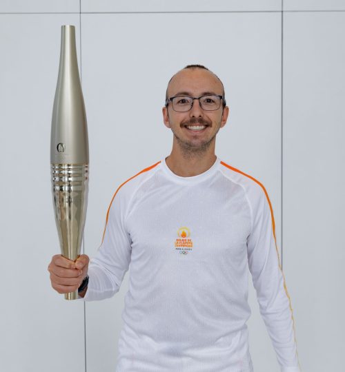 Olympic torch bearer Paris 2024